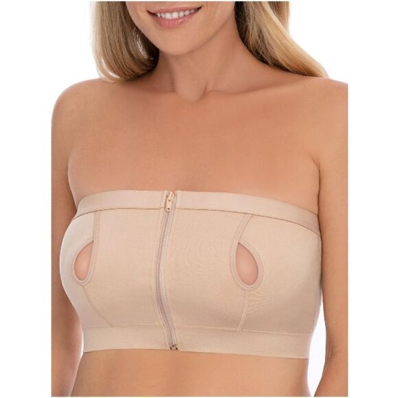 Women's Maternity Hands-Free Nursing Pumping Bandeau Bra Size S - Picture 2 of 5